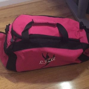 Gymnastics bag with the name Liza